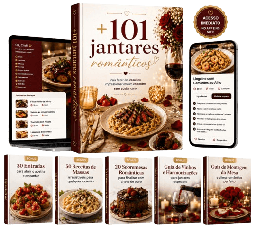 Mosaico com prévia das 188 receitas extras da Chef Luana